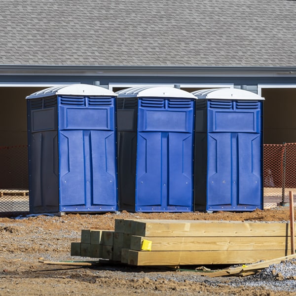 are there any restrictions on where i can place the portable toilets during my rental period in Grant-Valkaria